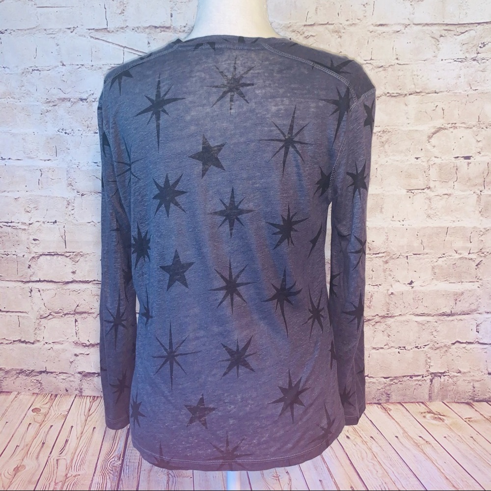Rails Sami Tee In Charcoal Oversized Stars Top - image 6